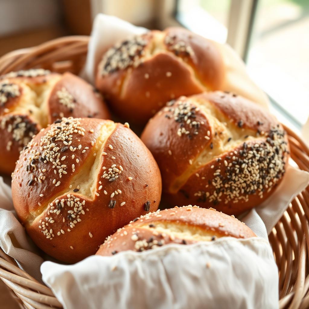 Sesambrötchen